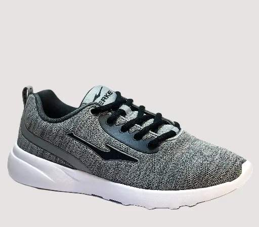 Erke Black/Grey Trendy Cushioning Running Shoes For Men 2273-101
